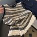 Women's Clothing Tassel Hem Hollow Sleeveless Striped Beautiful Design Niche Vest T Shirt_ecoleips.com