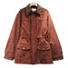 Retro PU Suede Zip-Up Trench Coat For Women – Oversized Streetwear Jacket With Stand Collar In Wine/Brown/Taupe, Fall Layering Essential_ecoleips.com