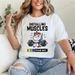 Installing Muscles Women's T-Shirt Clothing Funny Gym Unicorn Graphic T Shirt Fitness Workout Fashion Casual Short Sleeve Tops_ecoleips.com