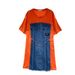 Women's Clothing Two Piece T Shirt Dress Round Neck Short Sleeves Slim Denim Casual Skirt_ecoleips.com