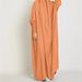 Elegant Plus Size Casual Maxi Dress For Women - Soft Flowy Solid Color Tunic Dress With Pockets_ecoleips.com