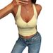 DiYun European And American Y2K Hot Girl Style Sexy Fashion Halter Neck Tank Top Women's Clothing 2026 Summer_ecoleips.com
