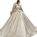 French Style Satin Light Wedding Dress Strapless Main Dress High Quality Train New Style 2026 Factory Direct Sales_ecoleips.com