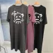 Cute Cartoon Simple Printed Women's Short-sleeved Dress Fashionable Maternity Dress_ecoleips.com