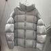 girl Girl 2025 Winter New 90 White Goose Puff Hooded Square Down Jacket For Women, Loose Fit, Warm Coat_ecoleips.com