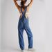 European And American Foreign Trade Cross-border Supply Women's Denim Overalls_ecoleips.com