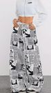 Women's Printed Fashion Harem Pants Autumn Winter European American Style Special TEMU Sporty Casual Elastic Waist Sweatpants_ecoleips.com