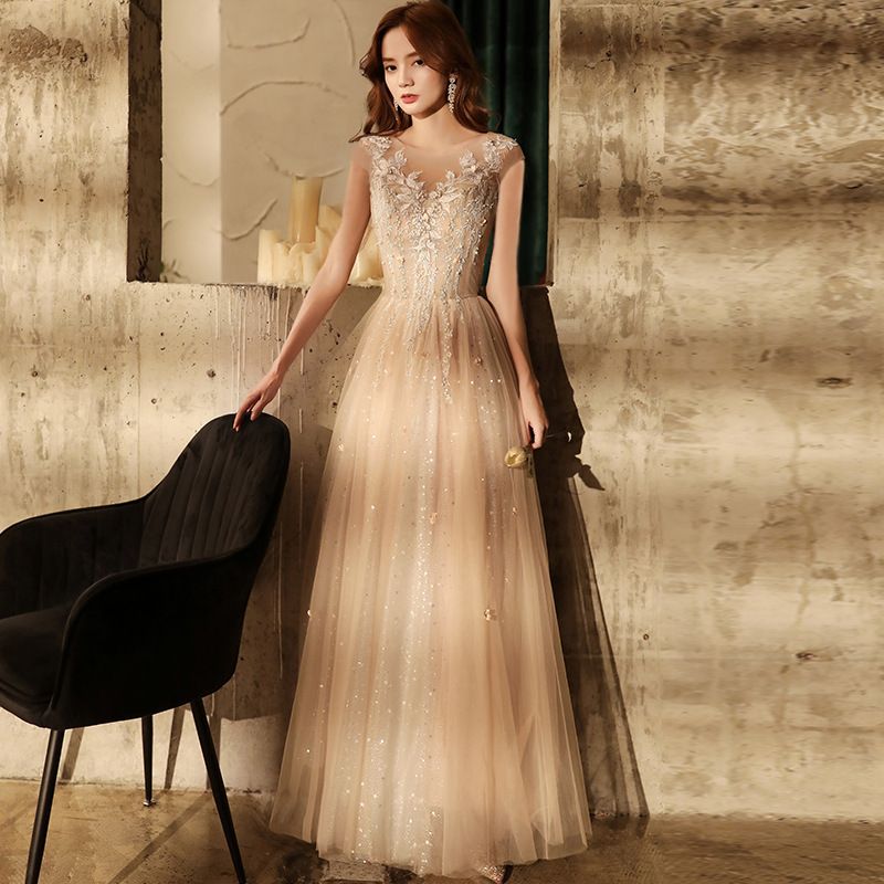 Women's Clothing Fringe Shoulder Evening Gown For Women Elegant Sexy Sophisticated Long Dress Perfect For Banquets And Annual Meetings_ecoleips.com