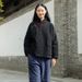girl 2025 Winter New Linen Clothing Artistic Retro Solid Color Pullover Short Jacket Women's Loose Button Cotton Coat_ecoleips.com
