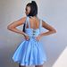 Women's Clothing Solid Color Corset Sexy Puffy Dress Summer_ecoleips.com