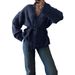 DiYun European And American Elegant Fashionable Long-Sleeve Blazer Suit Women's Clothing 2025 Autumn/Winter_ecoleips.com