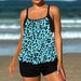 Women's Clothing Printed Bikini New American Style Two Piece Swimsuit Beachwear_ecoleips.com