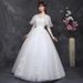Plus Size For Fat MM Summer And Autumn 2025 New Bride Wedding Main Dress Slimming Simple Studio Covering Arms_ecoleips.com