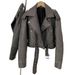 "Women's PU Faux Leather Belted Jacket – Chic Cropped Biker Style For Everyday Edge"_ecoleips.com