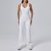 Women's Clothing Tight Yoga Nude Women Peach Sports Fitness Clothes Hip Lifting One Piece Yoga Clothes Flared Pants_ecoleips.com
