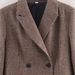 Women's Spring Longline Double-Breasted Houndstooth Blazer Coat – Classic European Style, Regular Fit, Long Sleeve, Versatile Streetwear_ecoleips.com