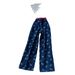 Women's American Retro Slim Fit Denim Two Piece Set Strapless Top High Waisted Flared Pants Slimming Design_ecoleips.com