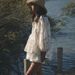 K New Arrival Little Chiffon Dress Set With Puff Sleeves, High Neck, Ruffles, And Floral Print Shorts_ecoleips.com