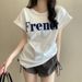 New Super Hot And Thin Shoulder Sweet And Cool Short-sleeved T-shirt Loose Women's Summer Top_ecoleips.com