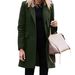 2025 Women's New Winter Mid To Long Breasted Solid Color Small Suit Jacket._ecoleips.com