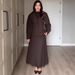 Women's Clothing Summer New Style Suit Cardigan Jacket Button Down Round Neck Top Base Layer Long Skirt_ecoleips.com