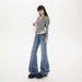 In-stock American Retro Style Low-waist Flared Jeans Women, Slim Fit, Versatile, Slightly Stretchy, Suitable Autumn And_ecoleips.com