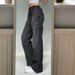 Women's Distressed Denim Jeans – Patchwork Design, Straight Leg, Medium Wash, Casual & Stylish_ecoleips.com