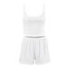 Summer New Jacquard Knit Comfortable Breathable Camisole Pajama Set For Women European And American Cross-Border_ecoleips.com