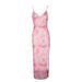 AD183 European And American Cross-border 2025 Summer Fashion Trend Women's New Strapless Backless Printed Bodycon Dress_ecoleips.com