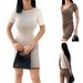 Women's Patchwork Slimming Dress J2990 European American Style Button Waist Summer New in Stock_ecoleips.com