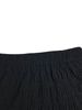 Vacation Style Solid Color Textured Flared Skirt Women's High Waist Flowery Beach Skirt Summer Casual A-Line Swing Skirt_ecoleips.com