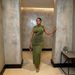 Women's Clothing Sleeveless Round Neck Pleated Bodycon Maxi Dress For Women Slim Fit Waist Cinching Elegant Solid Color Stylish Dress_ecoleips.com