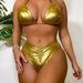 European And American Hot-Selling Back-Tie Solid Color Sexy Bikini 2425_ecoleips.com