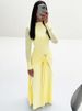 Mozision Elegant Long Sleeve Ruched Sexy Maxi Dress Women Gown Autumn Fashion Draped Bodycon Long Dresses Female Clothing_ecoleips.com