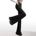 Aria Basics Cross-border Exclusive Supply Of Extra-long, High-waisted, Slimming, Casual Women's Bell-bottom Pants With Wide-leg_ecoleips.com