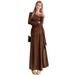 Women's 2 Piece One Shoulder Long Sleeve Top And High Waist Asymmetrical Midi Skirt Set – Slimming Fall Winter Outfit_ecoleips.com
