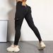 Women's Clothing Women's High-Waisted Slim Fit Fitness Pants Style Stretchy Tight Cropped Length Lifted Buttock Suitable For Commuting_ecoleips.com