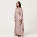 Women's Clothing Fashion Splicing Dubai Turkish Elegant Dress_ecoleips.com