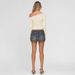 Women's European Style Long Sleeve T-Shirt Off-Shoulder Slimming Elegant Tie-Up Design New 2025_ecoleips.com