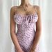 Vacation Style Summer Women's Floral Camisole Dress With Slit Long Skirt_ecoleips.com