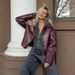 Women's Thick Faux Fur Coat With Notched Collar, Mid-Length Fox Fur Style Jacket, Streetwear Fashion Outerwear For Winter_ecoleips.com