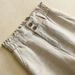 Muslim Linen Wide Leg Pants For Women High Waist Drape Thin Casual Cotton And Linen Pants Flower Bud Waist Linen Mopping Pants_ecoleips.com