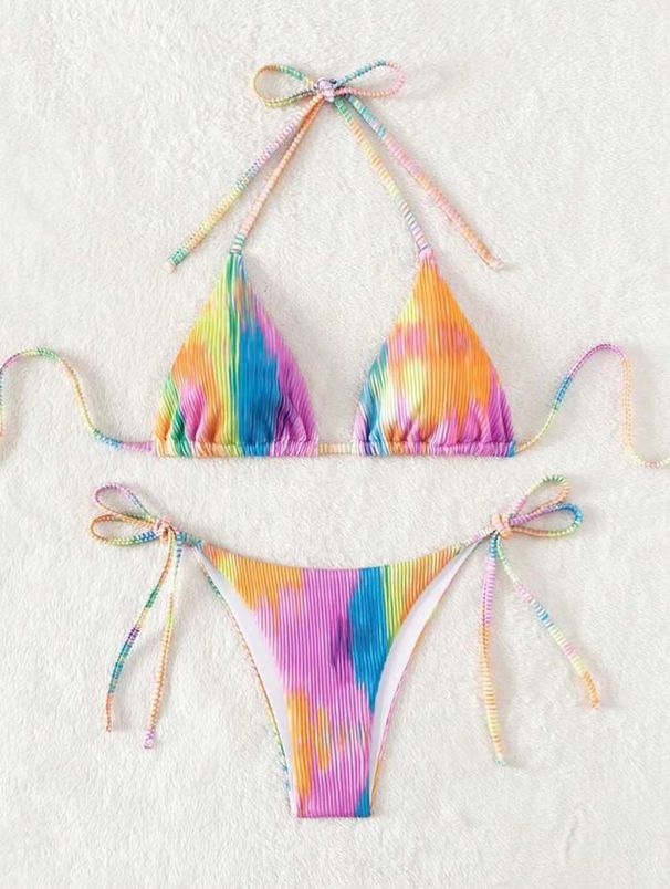 Women's New Style Two Piece Bikini Swimsuit Set Fashionable Swimwear_ecoleips.com
