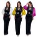 Modest Abaya Dress Elegant Velvet Zip-Up Robe Dress – Stylish Contrast Color Slim Fit Long Dress For Women, Perfect For Parties & Evening Events_ecoleips.com