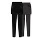 Women's Clothing Autumn And Winter New Two Piece Hip Wrapped Pants Skirt Large Size 200 Pounds High Waist Bottoming Trousers Slim Warm Pants_ecoleips.com