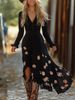 Hot Summer Western Cowboy Ethnic Floral Print Vintage Dresses_ecoleips.com