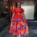 Paisley Print Button-Down A-Line Dress – Stylish Plus-Size Short Sleeve Dress For Women_ecoleips.com