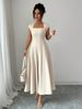 Slim Fitting A Line Vest Dress Long Skirt Solid Color Fashionable Elegant Women's Clothing Tops New Arrivals From Platforms_ecoleips.com