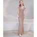 Women's Clothing New Autumn Banquet Temperament Sexy Fishtail Socialite Host Evening Dress_ecoleips.com