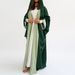 Modest Abaya Dress Loriya LR736 Reversible Elegant Abaya Long Robe - Breathable Viscose, Modest Loose Fit, Versatile Wear For Women_ecoleips.com